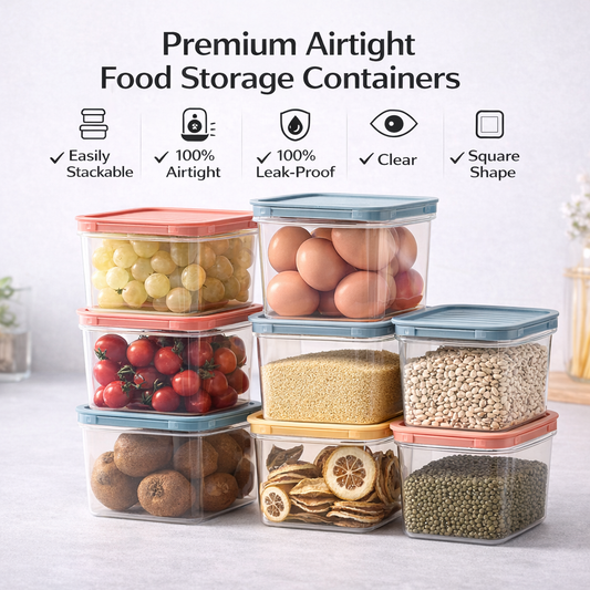 Unbreakable kitchen storage  Basket  (Pack of 6)