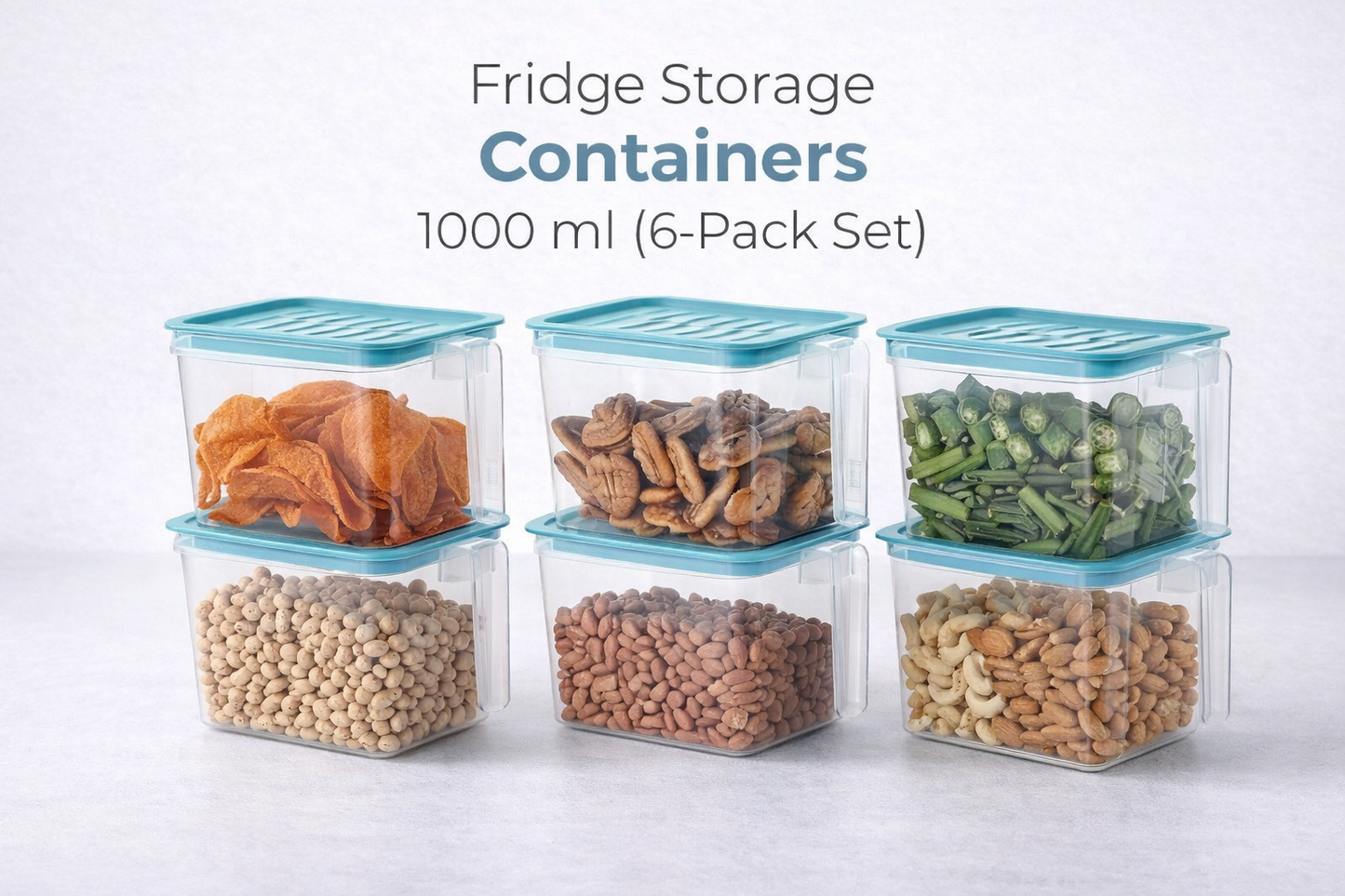 Unbreakable kitchen storage  Basket  (Pack of 6)