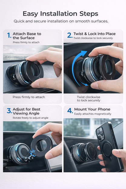 Magnetic Suction Phone Holder